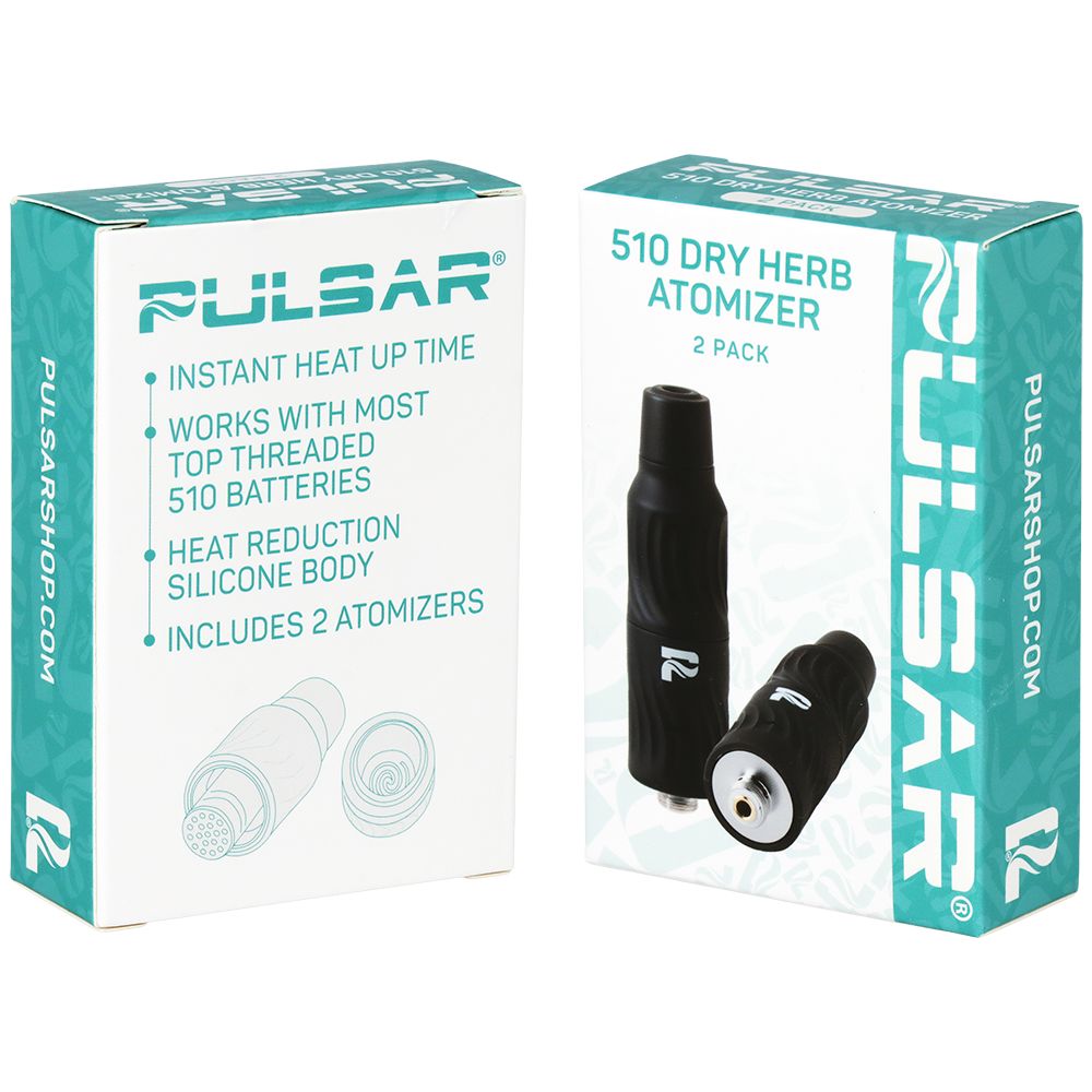 5CT DISPLAY - Pulsar 510 Universal Dry Herb Smoker Atomizer - 2pc
