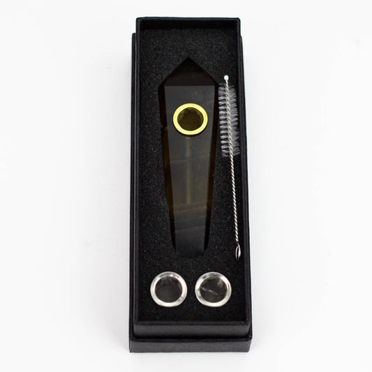 Acid Secs | Yellow Fluorite Crystal Pipe with Choke