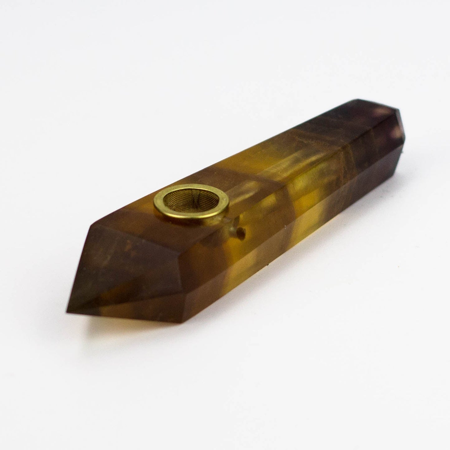 Acid Secs | Yellow Fluorite Crystal Pipe with Choke