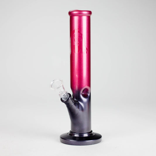 10" Shining Straight Glass Water Bong