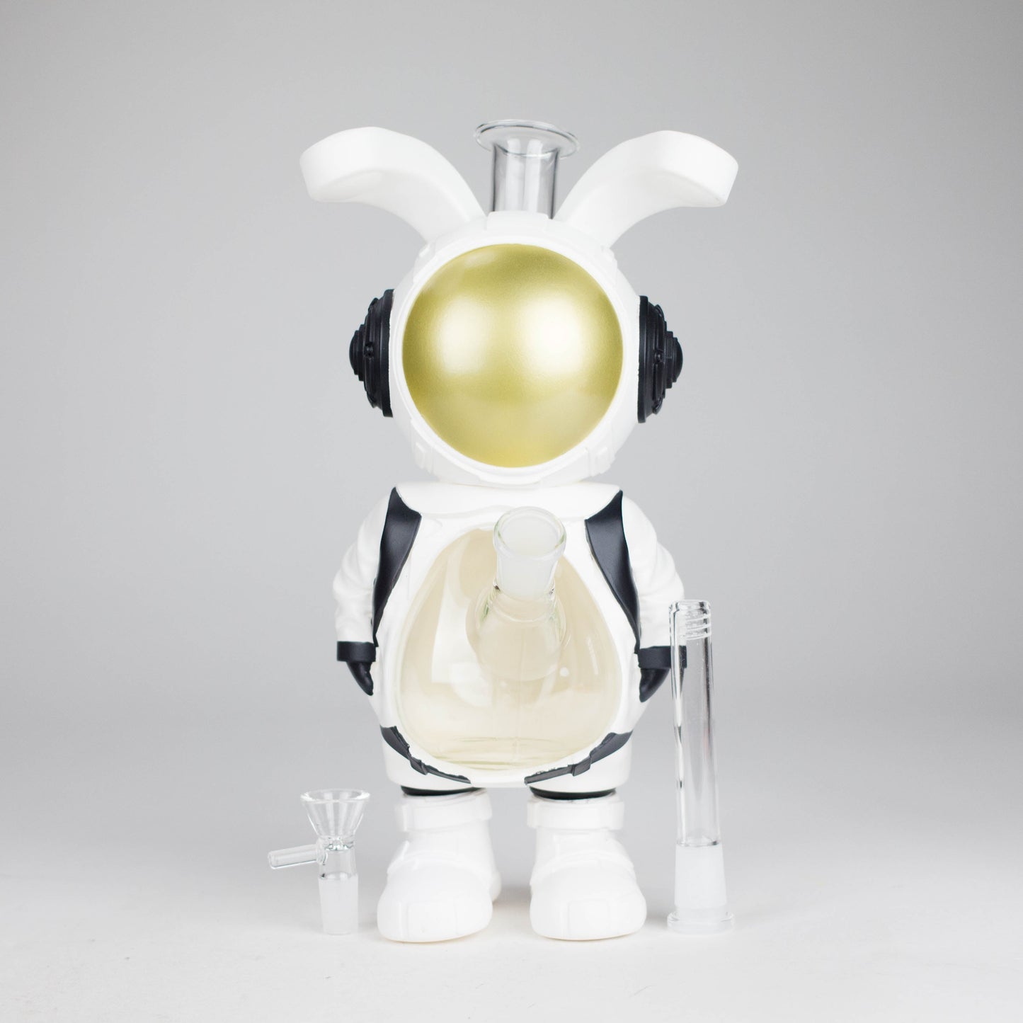 11.5" Vinyl Astronaut Backpack Rabbit Water Pipe