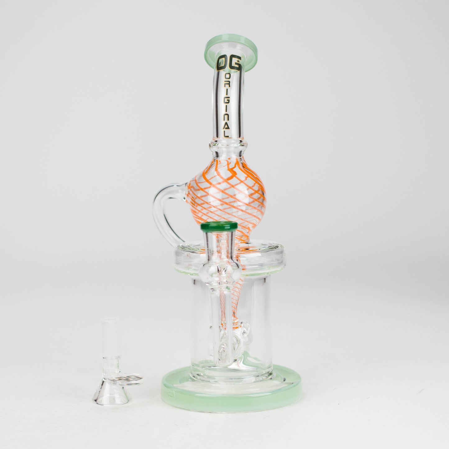 OG Original 10" Swirly Globe Recycler Rig