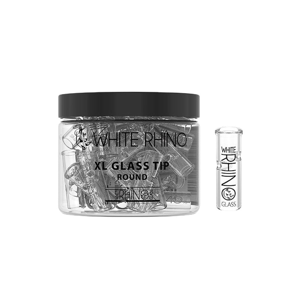 White Rhino XL Glass Rolling Tips 40ct
