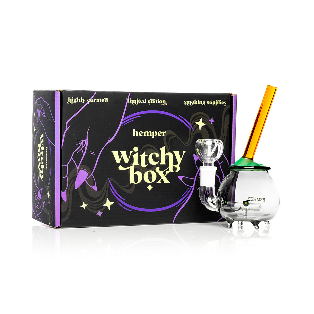 HEMPER - Witchy Cauldron Bong 6"