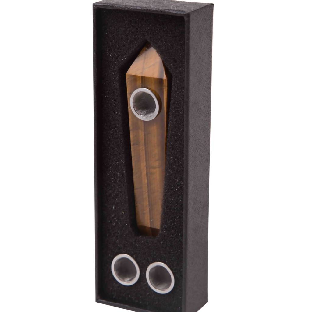 QUARTZ PIPE | TIGER EYE
