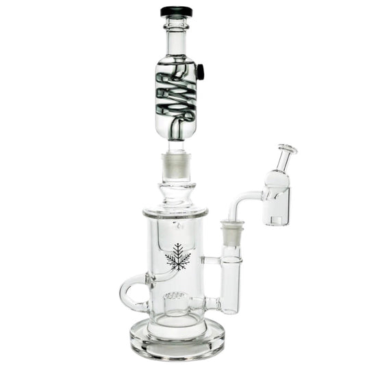 Freeze Pipe 11” Klein Recycler Bong 🌿🍯