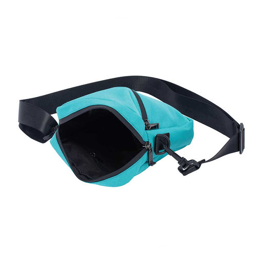 Smellproof Crossbody Bag - 8" x 5" x 7" - Turquoise