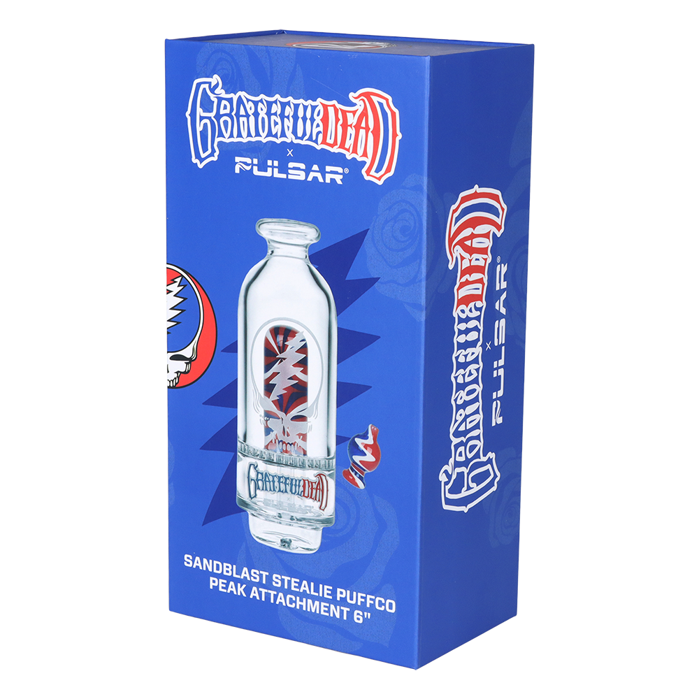 Grateful Dead Sandblasted Stealie Puffco Peak Glass