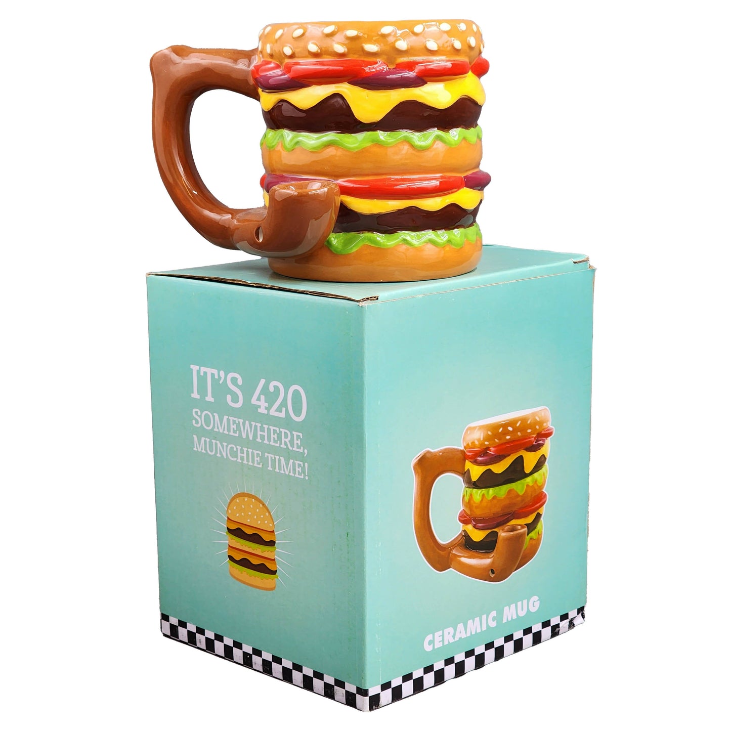 Roast & Toast Mug Pipe - Cheeseburger