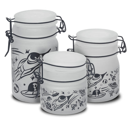 UFO Design Glass Storage Jars