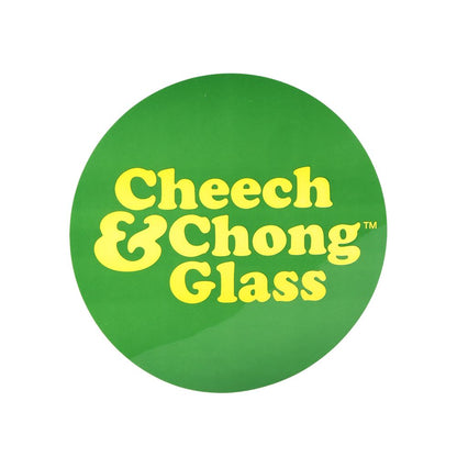 Cheech & Chong Glass Tie Dye Glow Glass Beaker Bong - 10"