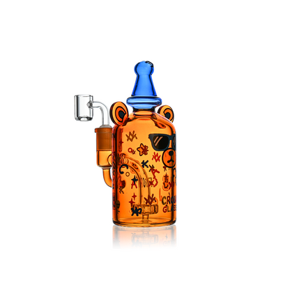 Cool Teddy Bear D@b R°g with Showerhead Perc | Croia Glass
