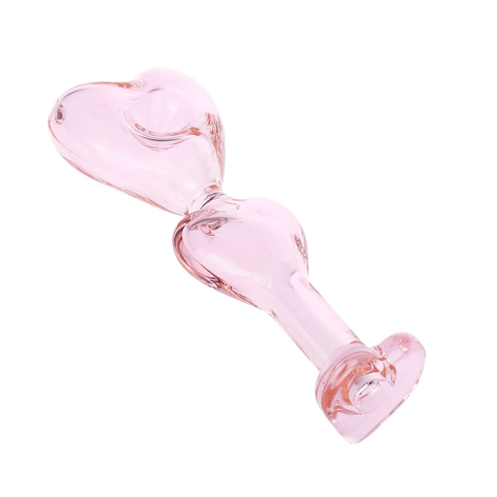 Double Love Glass Hand Pipe - 5.5" Valentine Pipe