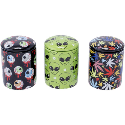 12ct Fujima 2.75" Ceramic Stash Jars & Lids | Display