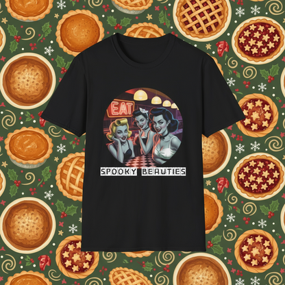 Spooky Beauties EAT Diner Pin-ups | Vintage Aesthetic Tee