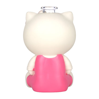 3CT BUNDLE - Cutest Kitty Glass & Vinyl Water Pipe - 7" / 14mm F