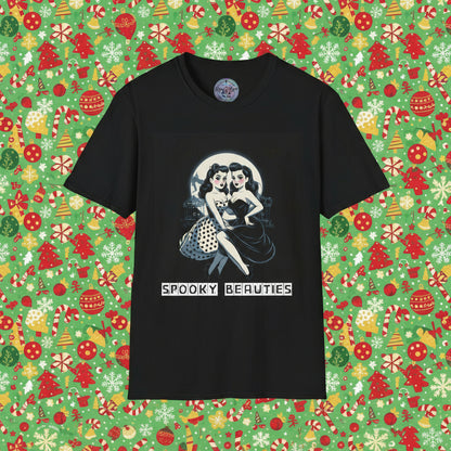 Spooky Beauties Pin-up Sweethearts | Vintage Aesthetic Tee