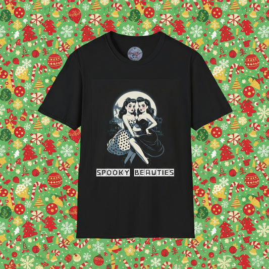 Spooky Beauties Pin-up Sweethearts | Vintage Aesthetic Tee