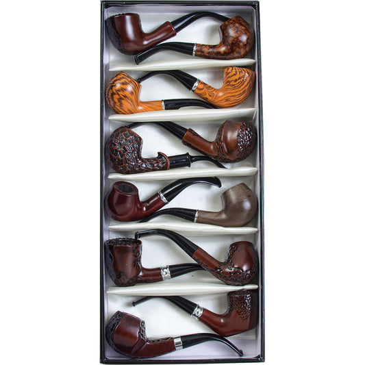 Fujima Faux Wood Pipes - 6" / Assorted - 12PC BOX