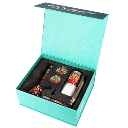 Pulsar Design Series Beaker Water Pipe Smoker's Kit | 7.75"