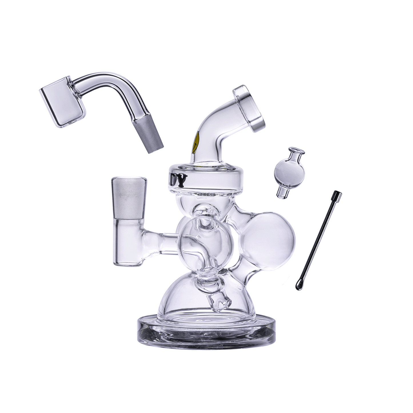 Goody Glass - Atom Mini Dab Rig 4-Piece Kit