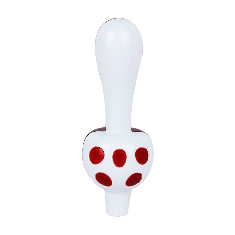 12ct Spotted Mushroom 3.75" Metal Hand Pipes | Display