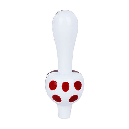 12ct Spotted Mushroom 3.75" Metal Hand Pipes | Display