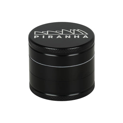 6CT BOX - Piranha Grind-and-Store Aluminum Grinder - 3pc / 2" / Black