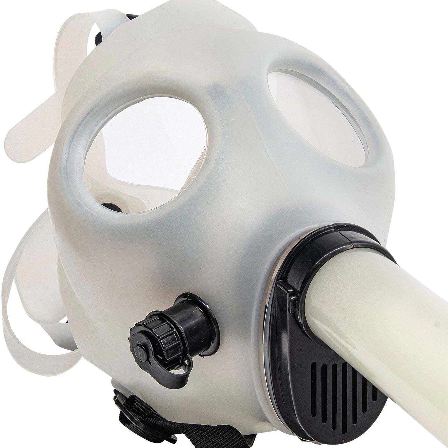 Acrylic Glow In The Dark Curved Steamroller Tube Gas Mask