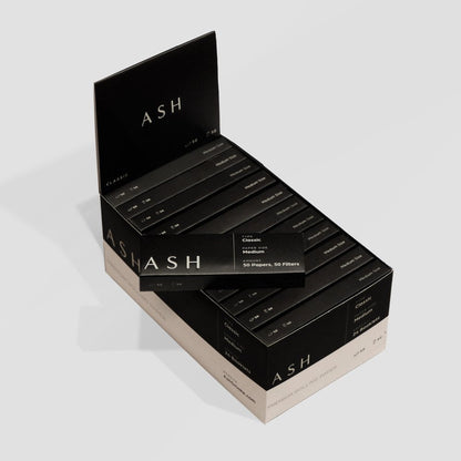 24ct ASH Rolling Papers | Medium | Classic | Display Box