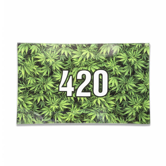 Glass "420" Rolling Tray