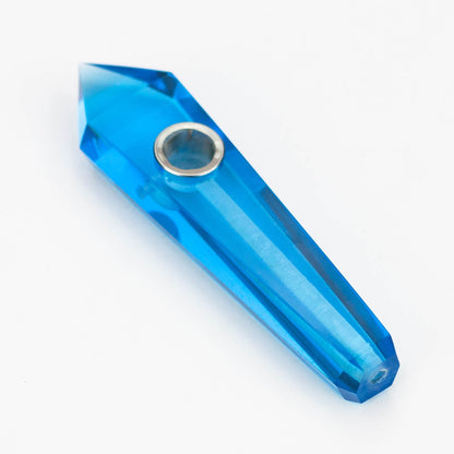 Acid Secs | Transparent Crystal Pipe with Choke