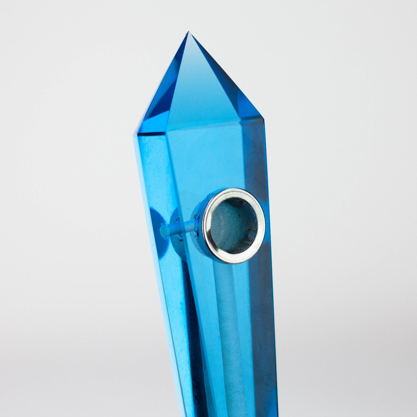 Acid Secs | Transparent Crystal Pipe with Choke