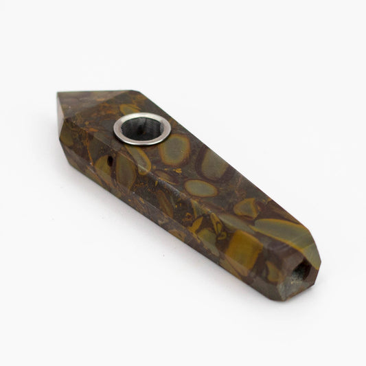 Acid Secs | Apophyllite Stone Crystal Pipe with Choke