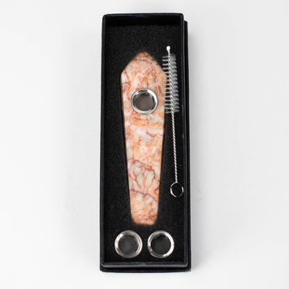 Network Stone Crystal Pipe with Choke