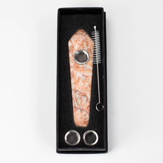 Network Stone Crystal Pipe with Choke