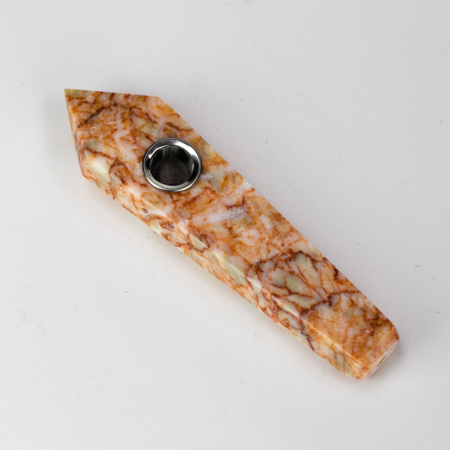 Network Stone Crystal Pipe with Choke