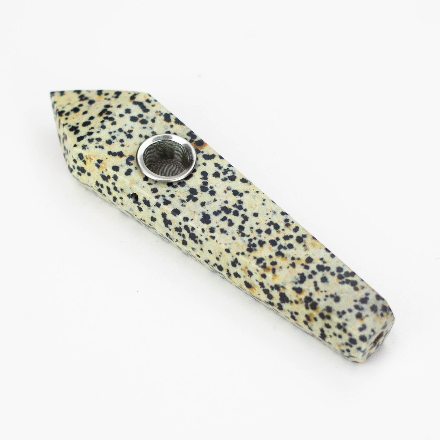 Dalmatian Crystal Pipe with Choke
