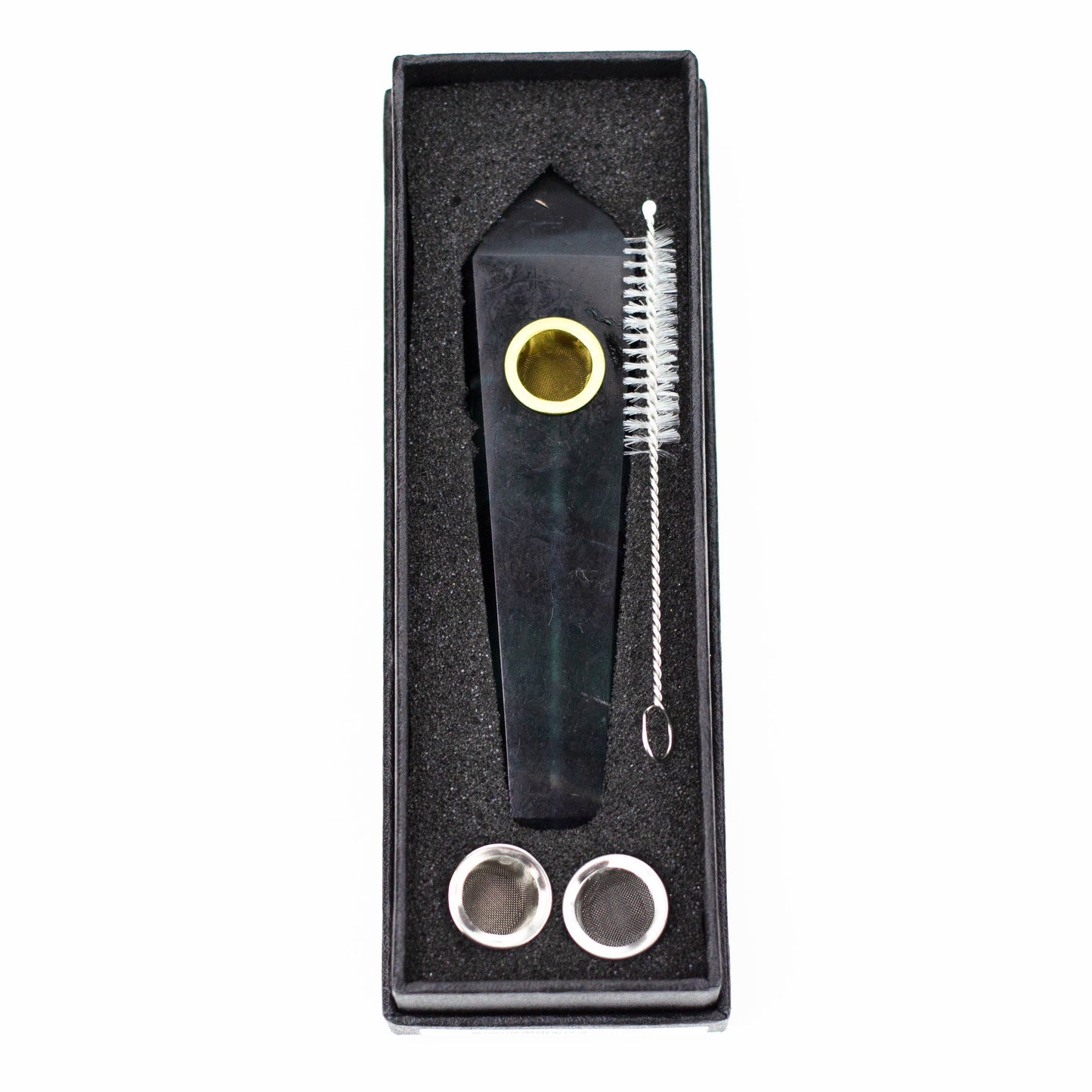 Rainbow Fluorite Crystal Pipe with Choke