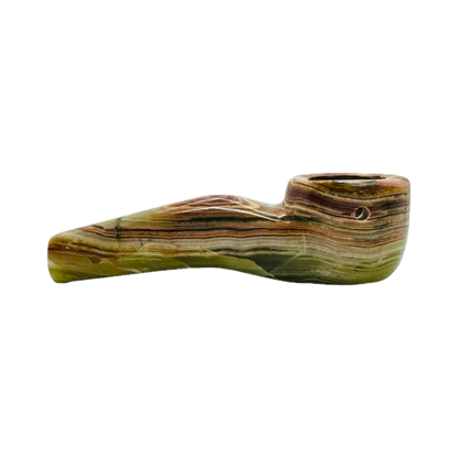 StoneAge | 4" Handmade Tobacco Smoking Pipe – Model: Curve, Includes Gift Box