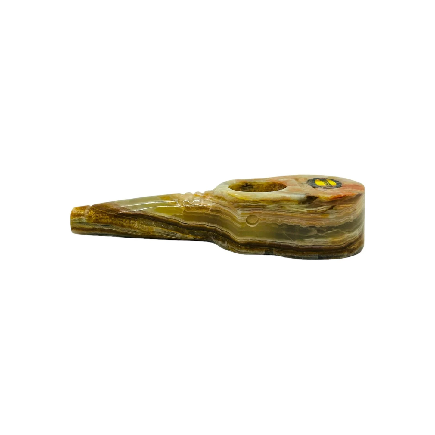 StoneAge | 4" Handmade Tobacco Smoking Pipe – Model: Guitar, Includes Gift Box