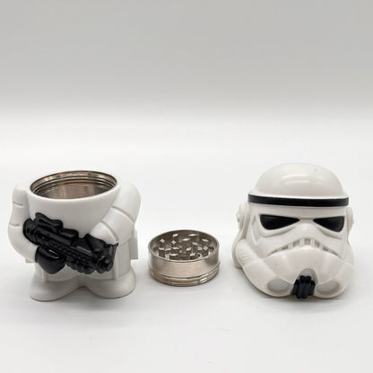 Stormtrooper 2-Layer Zinc Alloy Cartoon Herb Grinder