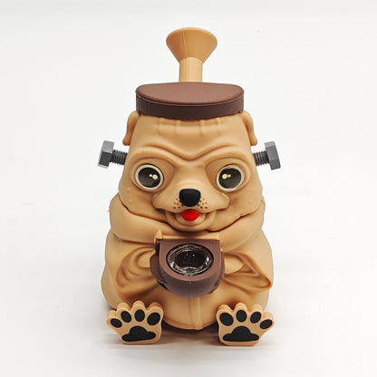 5.5" Pug Silicone Water Pipe