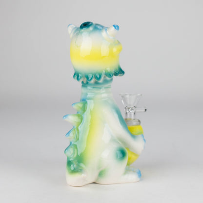 7″ Vintage Design Ceramic Bong – Unique Cyclops Monster Shape  [ES079WP]