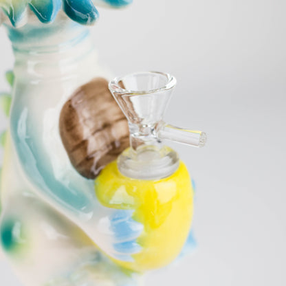 7″ Vintage Design Ceramic Bong – Unique Cyclops Monster Shape  [ES079WP]