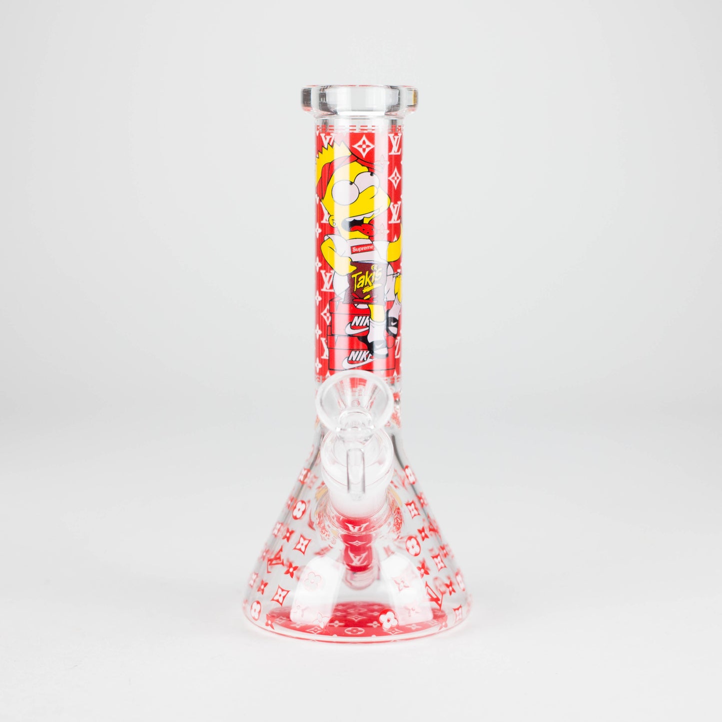 7.5" Glow-in-the-Dark Cartoon Beaker Bong – [PIP879]