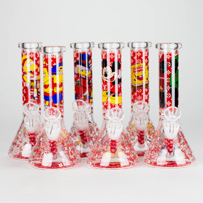 7.5" Glow-in-the-Dark Cartoon Beaker Bong – [PIP879]