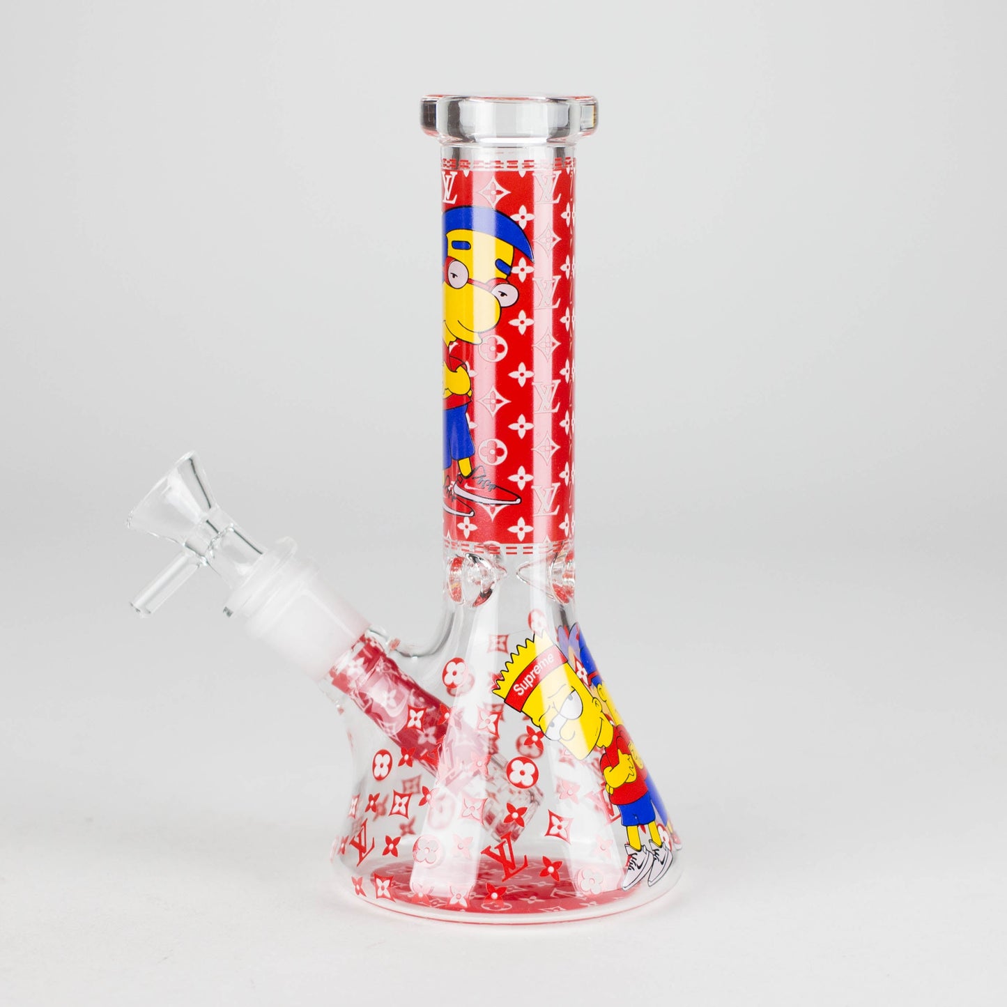 7.5" Glow-in-the-Dark Cartoon Beaker Bong – [PIP879]