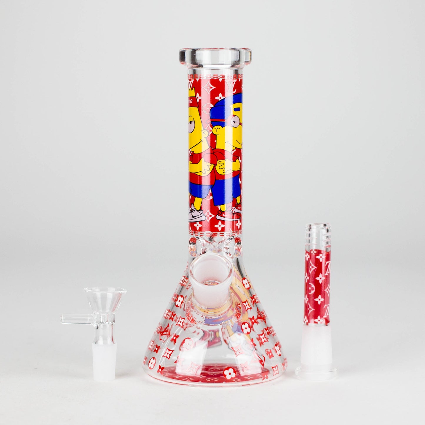 7.5" Glow-in-the-Dark Cartoon Beaker Bong – [PIP879]