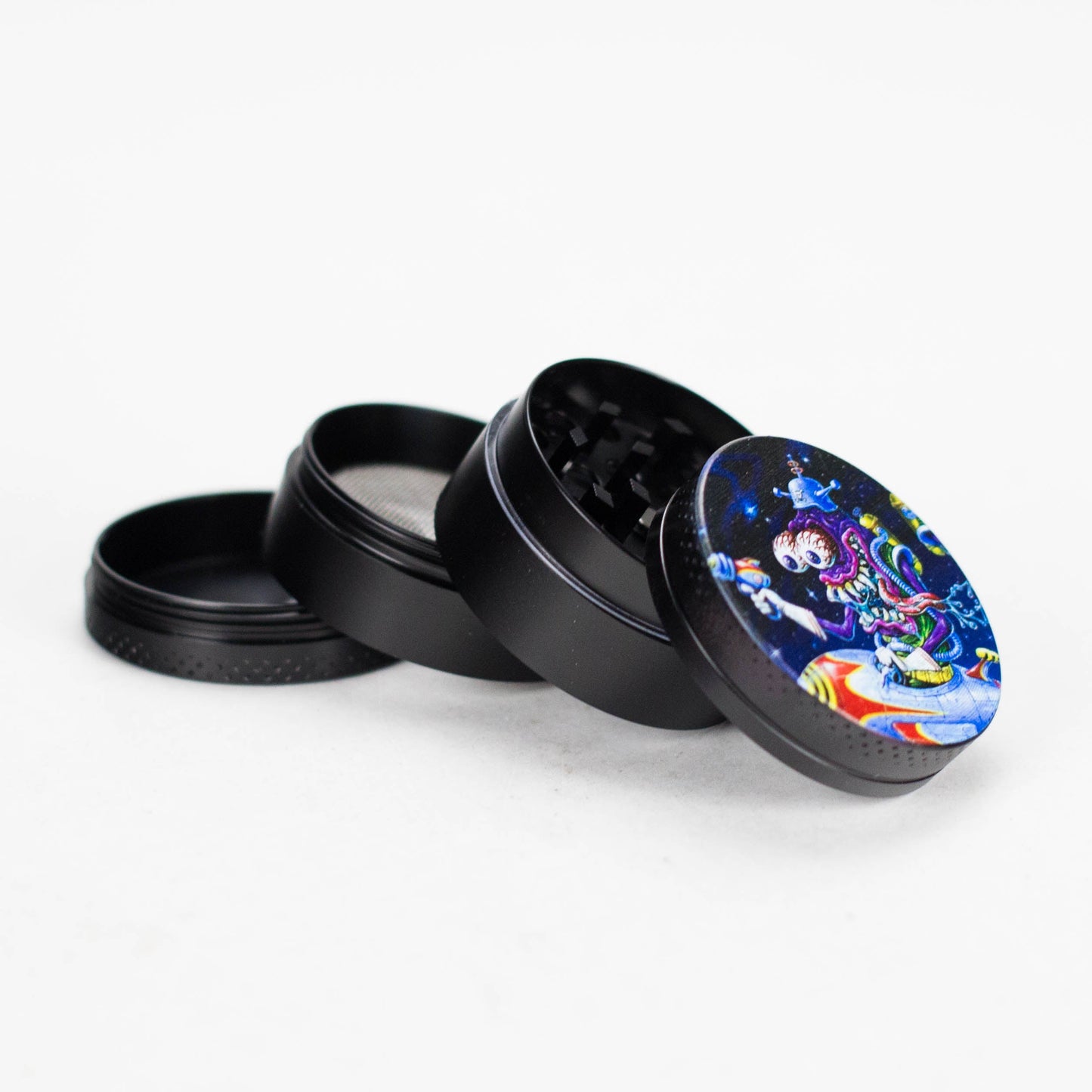 Metal Pipe Smoke Set – 5-in-1 Cartoon Design